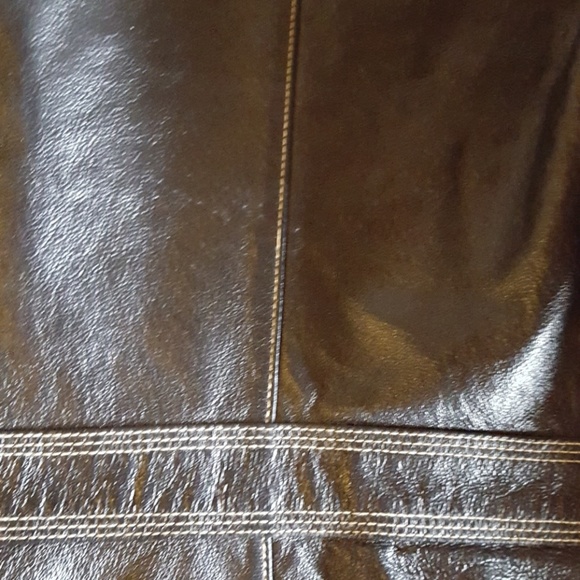 💕bagatelle* Leather Coat - Picture 5 of 7